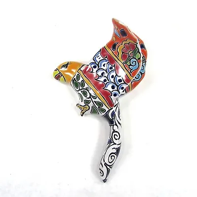 Mexico Talavera PARROT 7.5  Wall Plaque Decor • $24.95