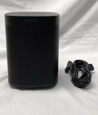 Sonos One ONEG1US1BLK Black Wireless Speaker With Built-In Voice Control ONE G1 • $179.44