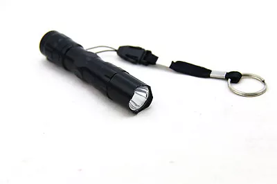 Black Color 3W 1AA Mini Flashlight Small Outdoor Flashlight Police LED • $2.99