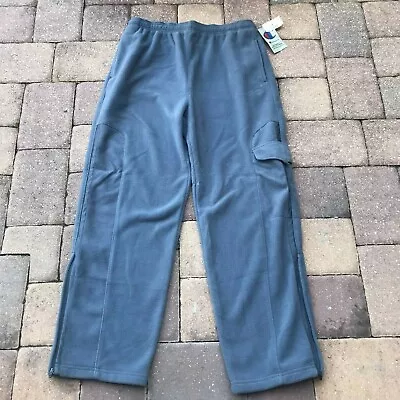 $28.95 • Buy NWT! Vintage Champion Men's Sweat Warm-Up Shadow Pants Grey Size Large WOW!!!