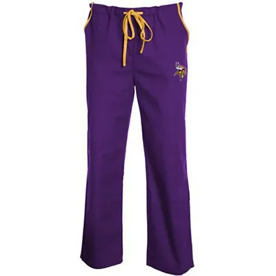 Fabrique Innovations NFL Unisex Minnesota Vikings Team Logo Scrub Pants • $14.99