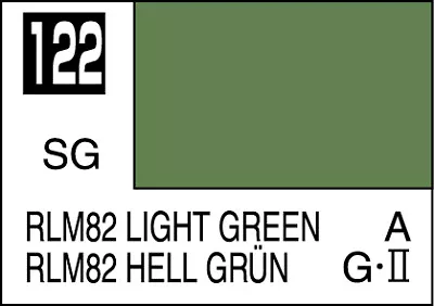Mr. Hobby Mr. Colour - 122 - RLM82 Light Green 10ml Acrylic Model Paint • £1.99