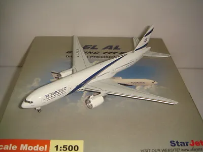 StarJets 500 El Al Israel Airlines B777-200ER  2000s Colors - Galilee  1:500 • $79.99