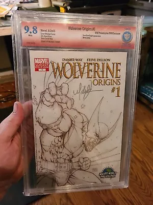 Wolverine Origins 1 CBCS SS 9.8 Michael Turner Sketch Variant  • $199.99