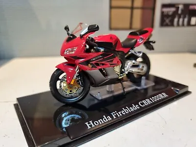 Honda Fireblade CBR1000 RR Motorbike Superbike 1:24 Scale Model Diecast Atlas • £10.92