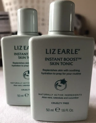 £1.79 • Buy Liz Earle Instant Boost Skin Tonic 50ml - Set Of Two