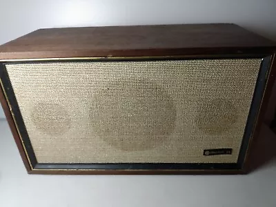 Single Working Vintage Criterion 50 Walnut Bookshelf Wood Cabinet Speaker Japan • $49.94