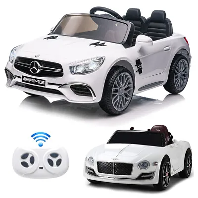 Kids Electric Ride On Mercedes-Benz Licensed Car Toys 2 Seater W/Remote Control • $139.99