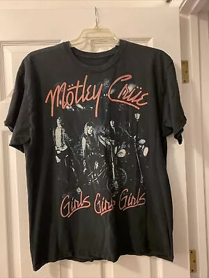 Vintage Motley Crue Mens  Girls Girls Girls   Shirt XL - Black Background!!zs • $60.80