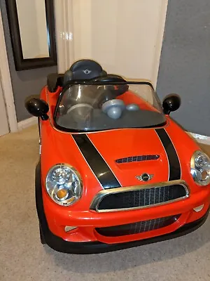 Kids Mini Cooper Electric Car Red 6V • £60