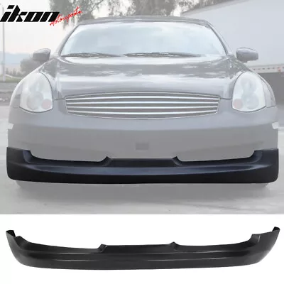 Fits 06-07 Infiniti G35 Coupe 2Dr Sport G Style Front Bumper Lip Spoiler - PU • $91.99