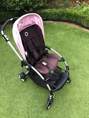 Brand New Bugaboo Bee 3 Chassis + One Used Pink Stroller With Rain Cover • $299.98