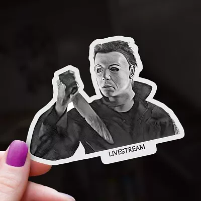 Halloween: Resurrection Michael Myers Sticker! Halloween Sticker Ships Free! • $2.97