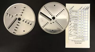 Moulinex La Machine Model 354 Shredding Slicing Disk A/B AND C/O Disks 747650 • $17.99