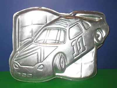 Wilton 1997 Race Car 11 Aluminum Cake Baking Pan Mold 2105-1350 12 In X 10.5 In • £12.54