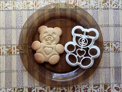 £4.99 • Buy Teddy Bear Cookie Pastry Biscuit Cutter Icing Fondant Baking Clay Kitchen Cute 