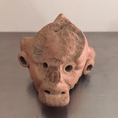 Mexico Mayan Tikal C. 550-900 AD. Monkey Head Fragment 1.75 In. Height • $495