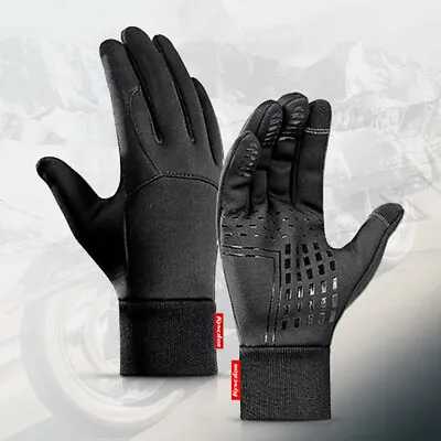 Motorcycle Riding Warm Gloves Scooter Sports Gloves Waterproof Winter Gloves • $8.89