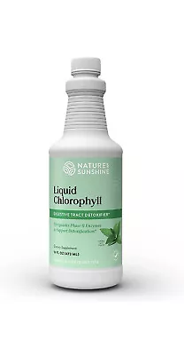 Nature's Sunshine Chlorophyll Liquid 16 Fl.oz Kosher Fresh Mint Chlorophyllin • $25