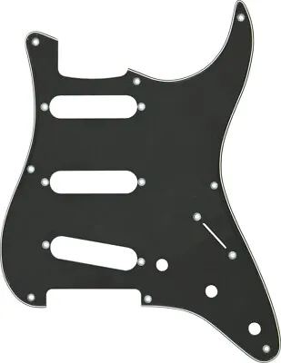 Genuine Fender 8-Hole '50s '57 Vintage-Style Black Stratocaster Pickguard BLACK • $24.26