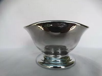 Dorothy Thorpe Mercury Fade Tri-Corner Candy Bowl W/ Metal Foot Very Good Cond.  • $9.50