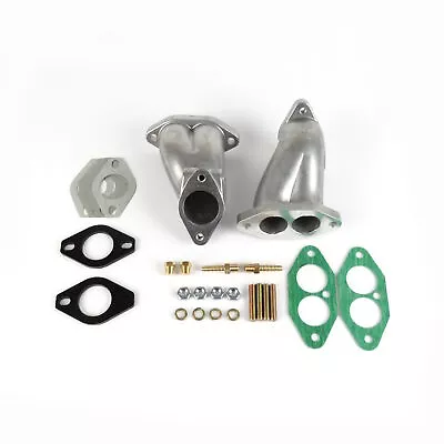 VW Type 1 Inlet Manifold Kit For Weber 34ICT Carbs Air Cooled + Insulators • $149.08