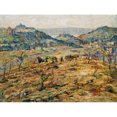 Ernest Lawson City Suburbs Canvas Art Print Poster • £13.99