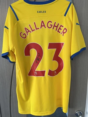 £140 • Buy Conor Gallagher Signed Crystal Palace Shirt With COA England Premier League