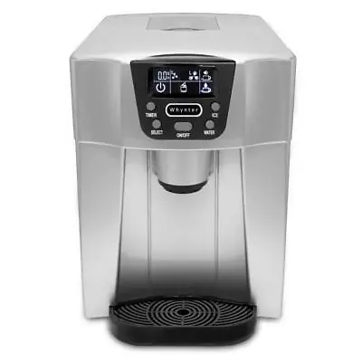 Water Dispenser Ice Cube Maker Silver Countertop Direct Connection Freestanding • $278.75