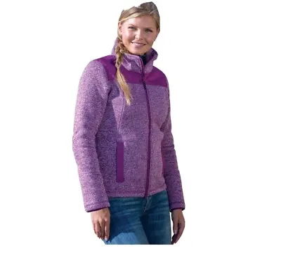 Mountain Horse Women’s Fleece Jacket Welsh Size M Purple • $55