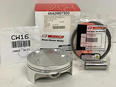 WISECO 4842M07900 263cc PISTON 79MM 2mm OVER BORE BIG KAWASAKI KX250F RMZ250 • $210.29