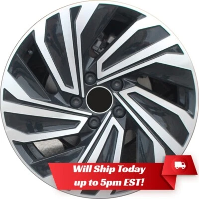 New 17  Machined And Black Alloy Wheel Rim For 2019-2021 VW Volkswagen Jetta • $160