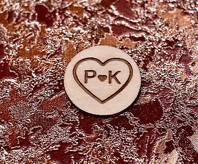 £2.49 • Buy Personalised Mr And Mrs Wooden Heart Table Decorations Wedding Favours Confetti
