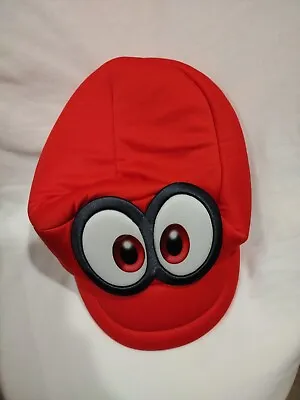 Super Mario Odyssey Cappy Eyes Soft Cosplay Hat 2017-One Size -Nintendo Game • $11.21