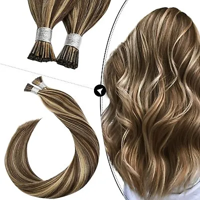 Tip Hair Extensions Remy Pre Bonded 100% Human Hair Straight Fusion Hair • $156.55