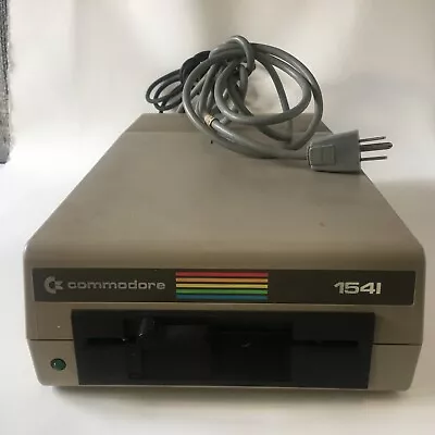 Commodore 1541 5.25  Floppy Disk Single Drive W/ Cables Vintage Retro Japan • $74.99