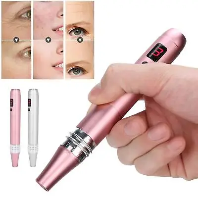 Electric Derma Pen Auto Anti-Aging Micro Needle Roller Machine Skin Care Tool A • $35.31