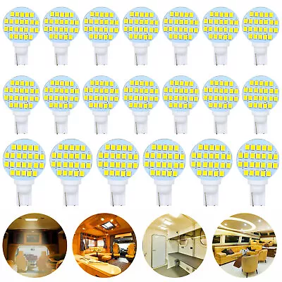 20x Super Bright T10/921/194 Warm White 24 LED RV Trailer Interior Light Bulbs • $12.98