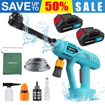 Cordless Power Washer 6in1 High Pressure Washer Jet Water For 18V Makita Battery • £24.10