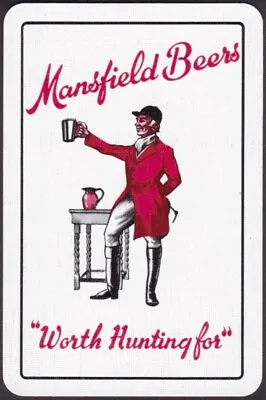 £2.33 • Buy Playing Cards 1 Single Card Old Vintage MANSFIELD BEERS Brewery Advertising MAN