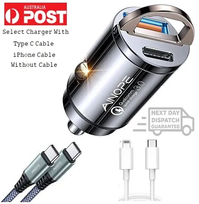 72W Fast Car Charger [PD36W & QC36W] USB C Car Charger Cigarette Lighter Adapter • $26.95