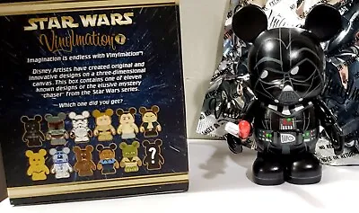 🔥Disney Vinylmation Star-Wars Series 1 DARTH VADER Original Box & Foil Bag🔥 • $14.95