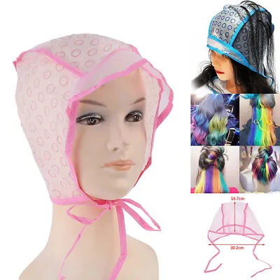 £2.71 • Buy 2Pcs/Set Highlighting Dye Coloring Hair Tipping Cap Gloves With Hook Hairs EF YZ