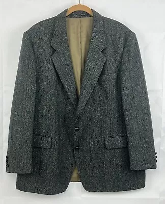 Vintage Mens Donegal Tweed Blazer Sport Coat Two Button Casual Jacket Suits • $79.99