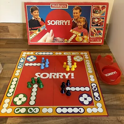 Vintage Sorry Board Game 1985 Waddingtons Games  • £16.99