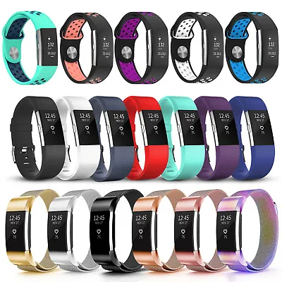 Various Luxe Band Replacement Wristband Watch Strap Bracelet For Fitbit Charge 2 • $4.35