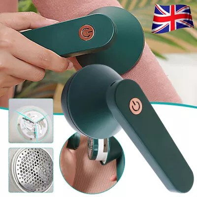 Electric Lint Remover Sweater Defuzzer For Clothes Rechargeable Fabric Trimmer • £7.25