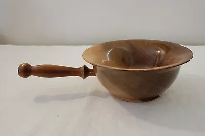 Oregon Myrtle Wood Bowl With Handle Vintage-Natural • $9.50