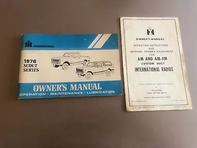 International Scout Owners Manual 1976 Scout II • $50