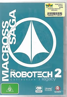 Macross Saga The Robotech Collection 2 Legacy DVD 3-Discs UNP Sealed • $13.02